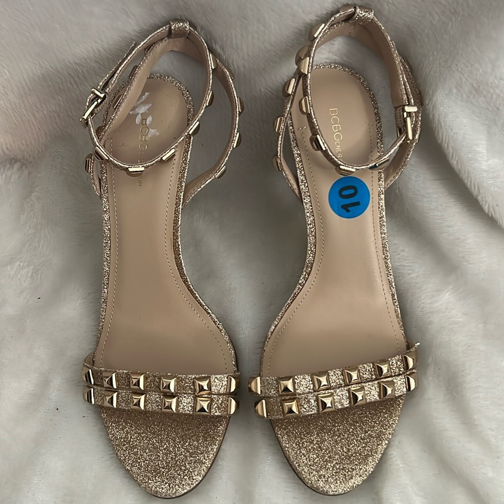 BCBG Generation Ankle Wrap Heels